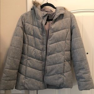 Women's GAP Outdoor Puffer Jacket Hood